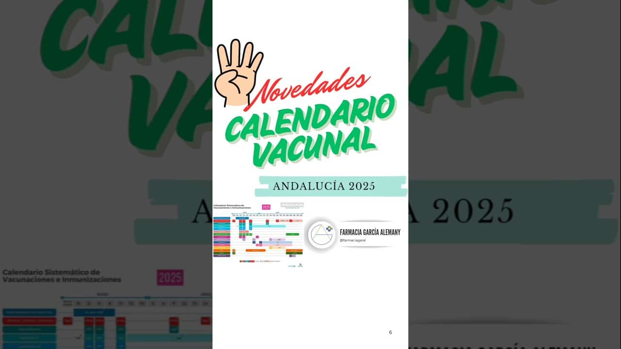 Calendario Vacunal Andalucia 2025
