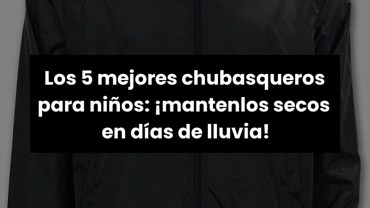 Chubasquero Niño