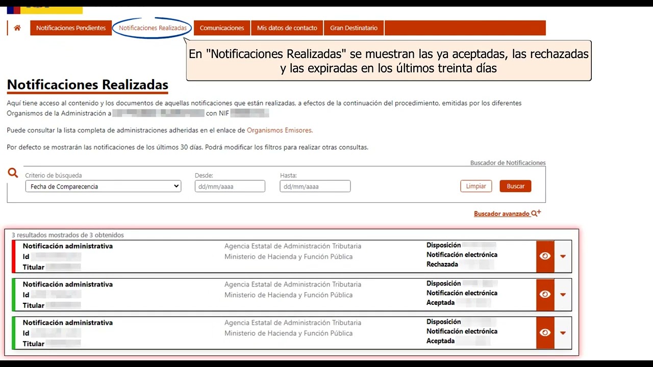 Dehu Notificaciones