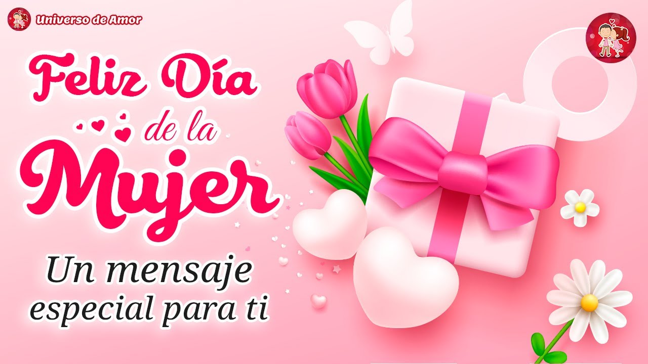 Feliz Dia De La Mujer 8 De Marzo Gif