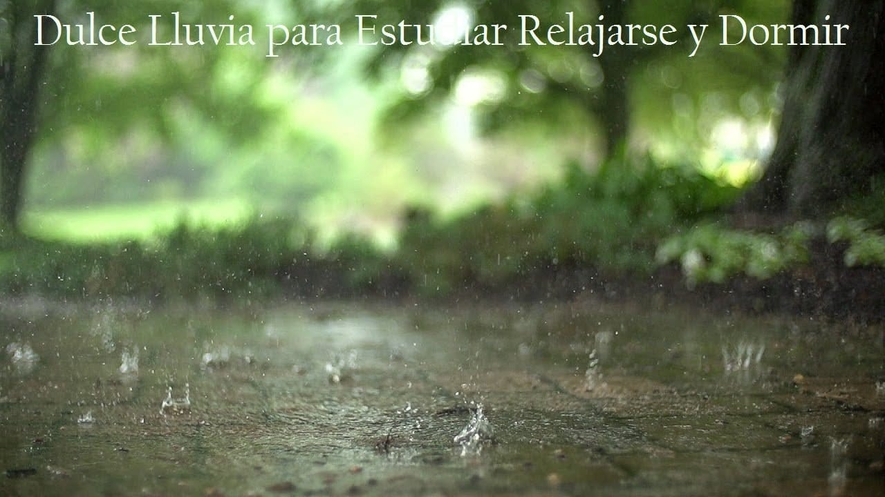 Llovizna Lluvia Suave