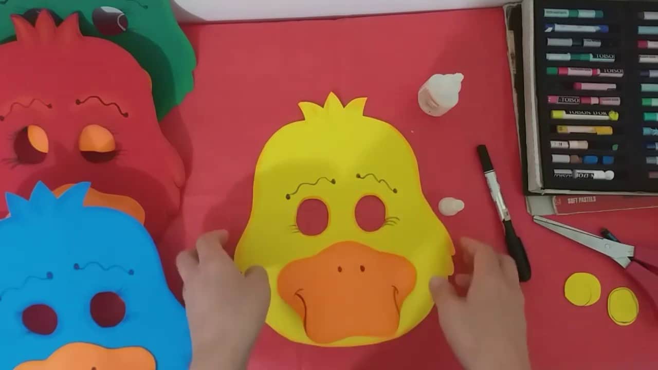 Máscara De Pato Para Imprimir