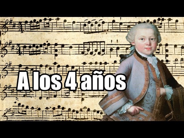 A qué edad compuso mozart su primera pieza