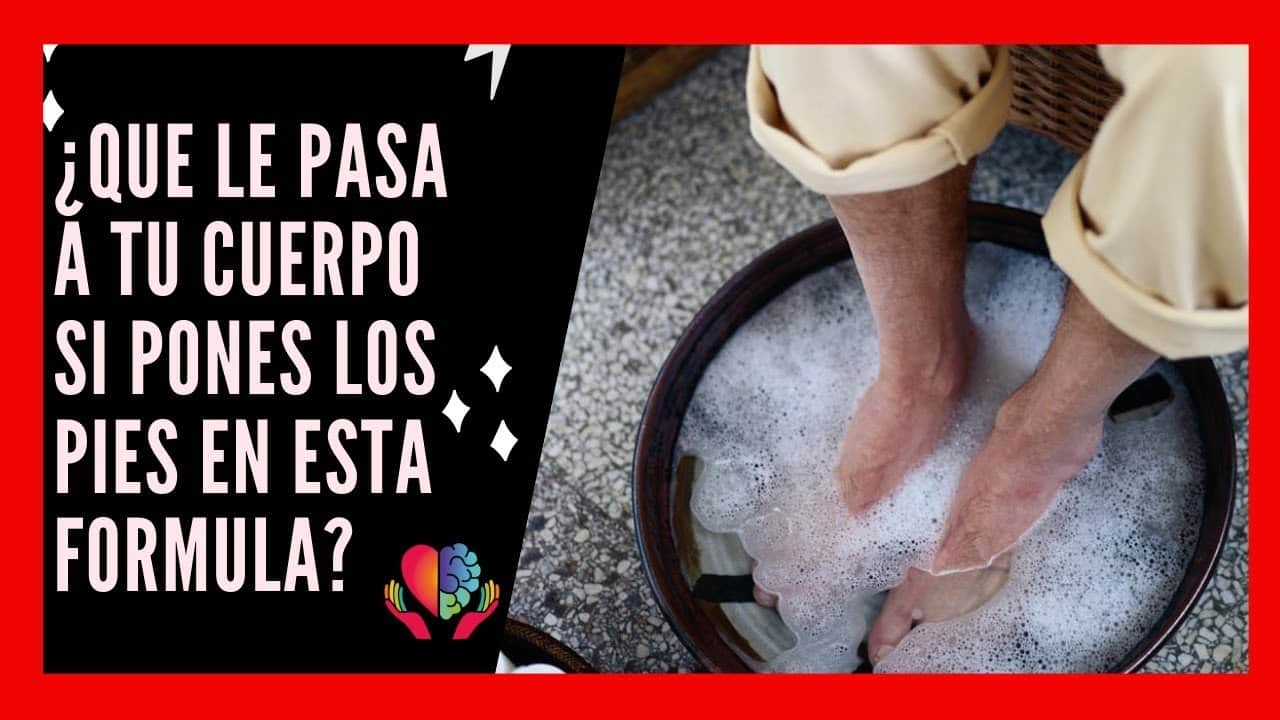 Agua con sal para los pies