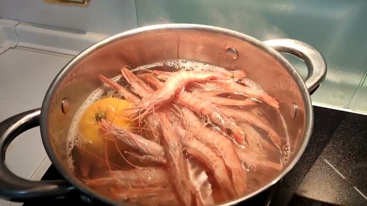 Como cocinar gambas congeladas