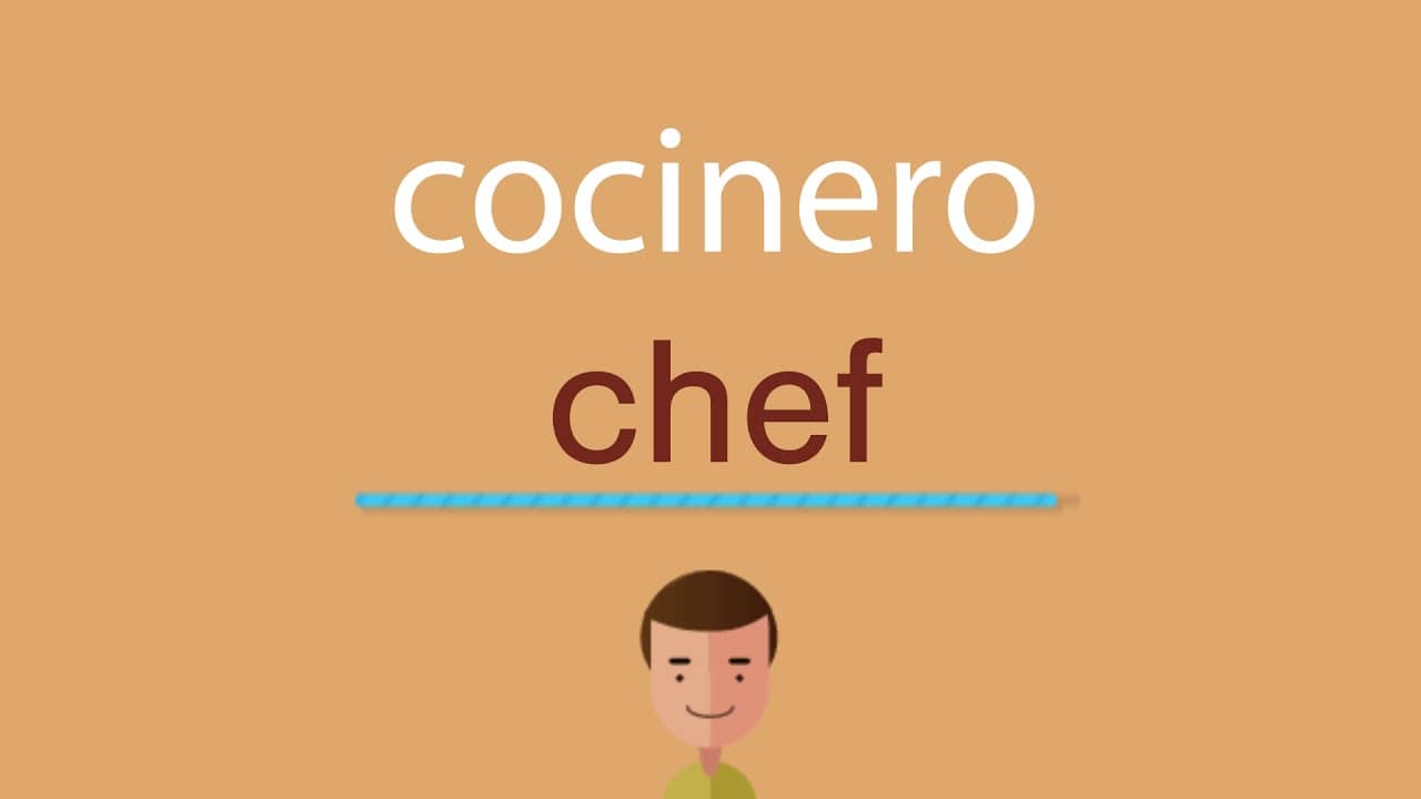 Cómo se dice cocinero en inglés