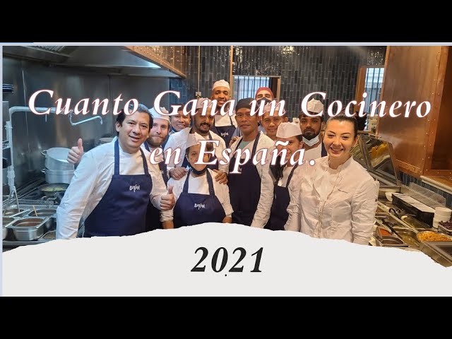 Cuanto gana un cocinero en españa