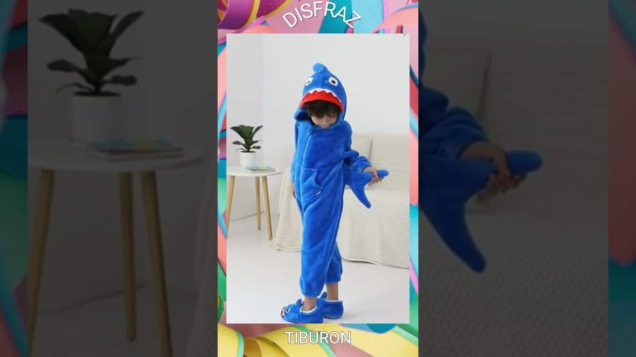 Disfraz tiburon inflable