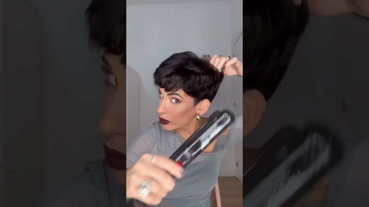 Ondas al agua pelo corto