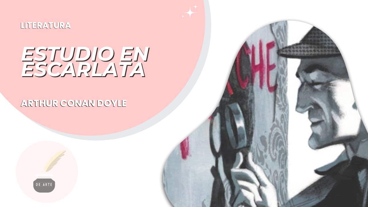 Personaje protagonista de estudio en escarlata