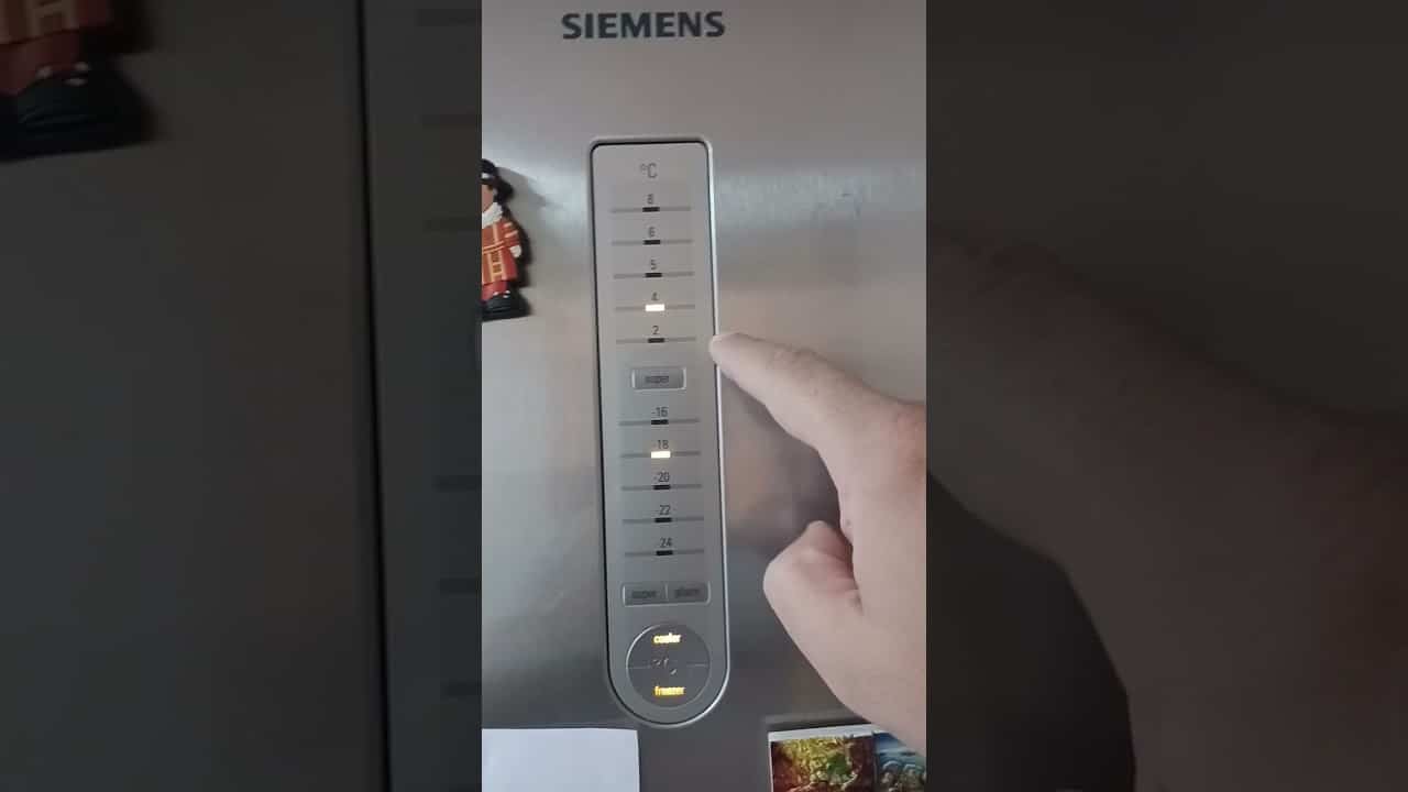 Temperatura frigorífico y congelador