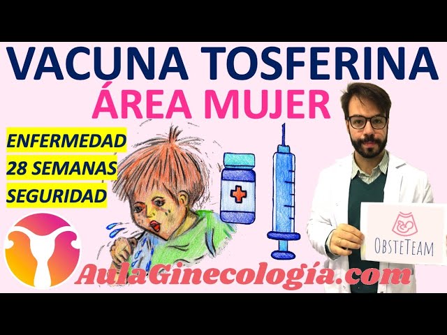 Vacuna de la tosferina embarazo