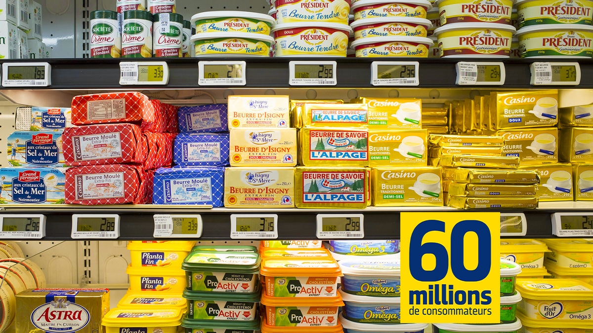 Supermarché : ces 3 beurres pointés du doigt par 60 Millions de consommateurs et que vous devez éviter