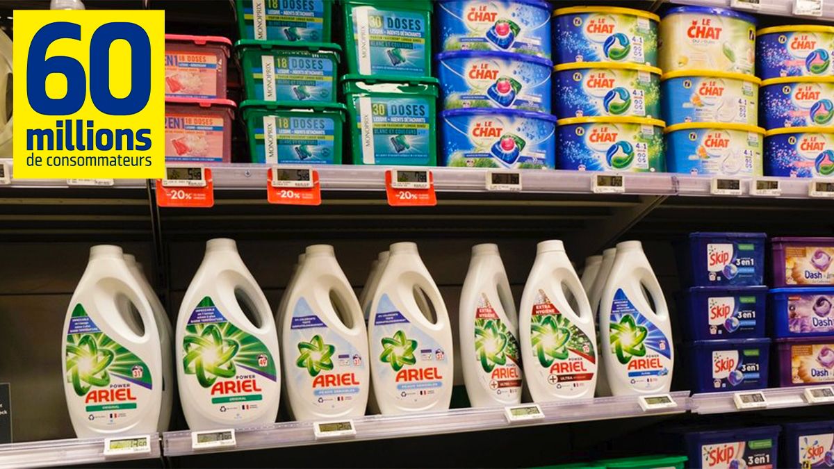 60 Millions de consommateurs révèle la meilleure lessive à seulement 4,50 €, les Français se ruent dessus