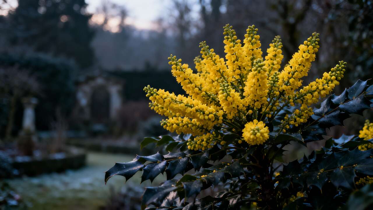 Planté en automne, cet arbuste fleurit dès décembre et illumine le jardin tout l’hiver