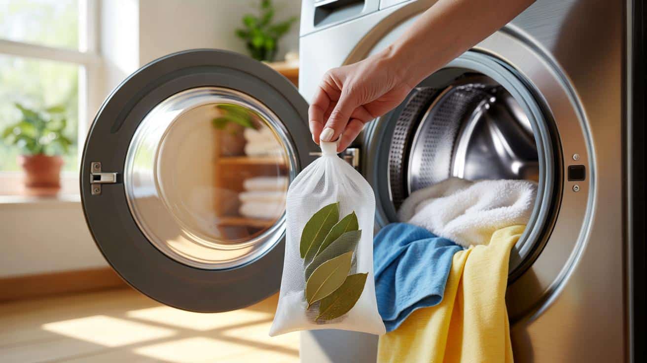 Glisser une feuille de laurier dans le lave-linge : l’astuce maison qui pourrait tout changer