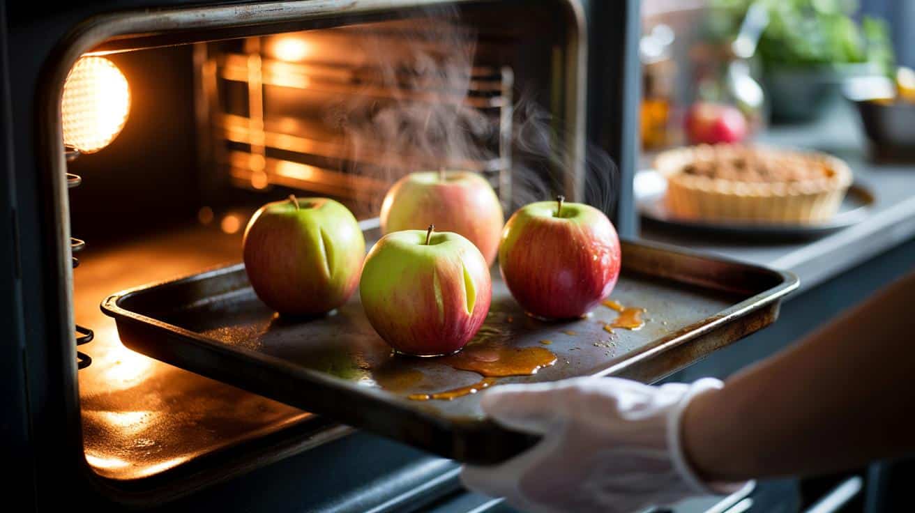 Mettre une pomme au four quelques minutes : l’astuce discrète des chefs pour sublimer les desserts