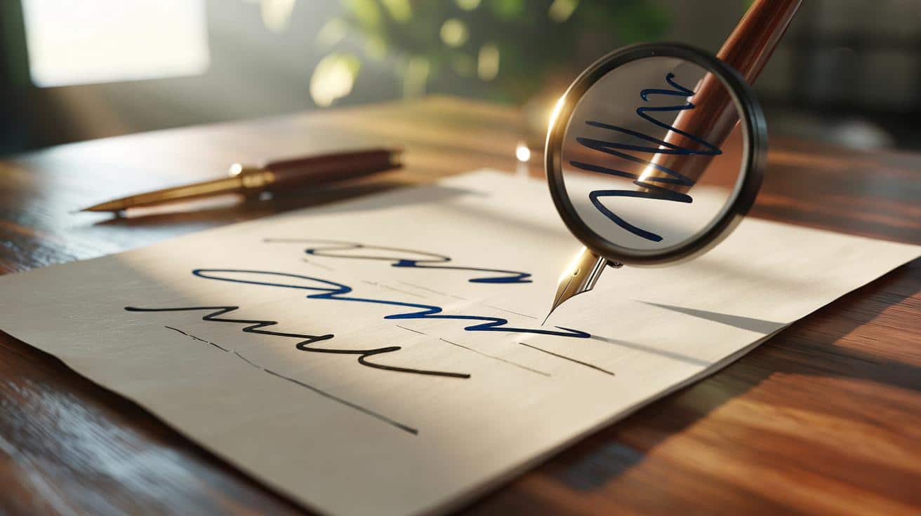 Signature qui monte : ce que la graphologie y voit vraiment