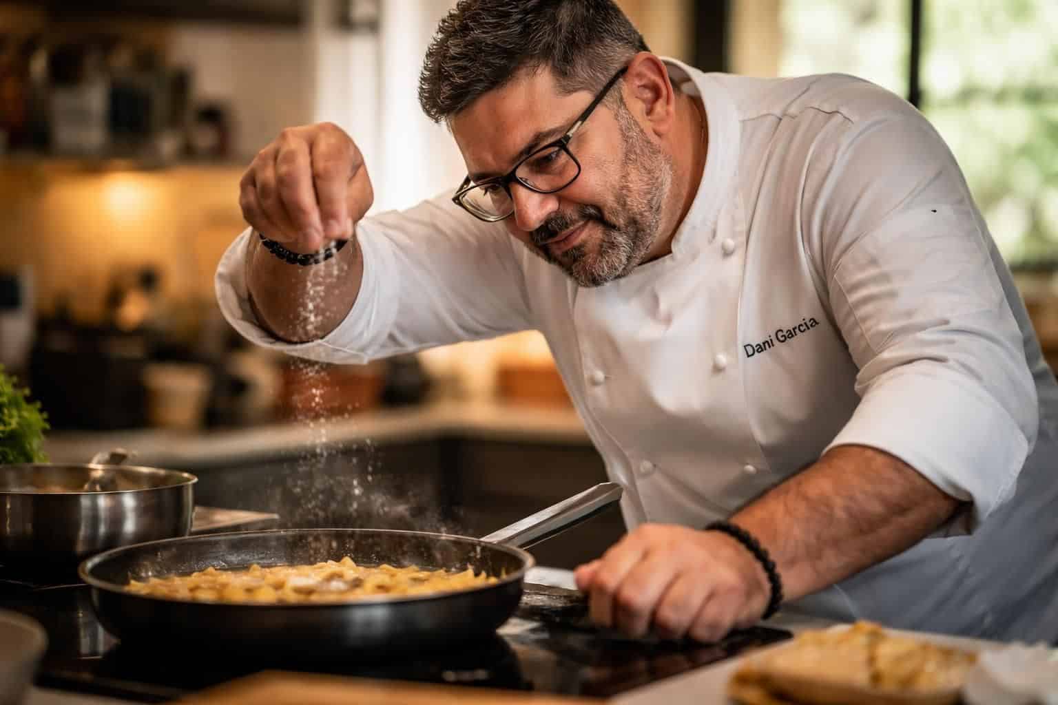 descubre el ingrediente humilde y esencial que dani garcía, chef estrella michelin, siempre añade a sus platos caseros para un sabor inigualable.